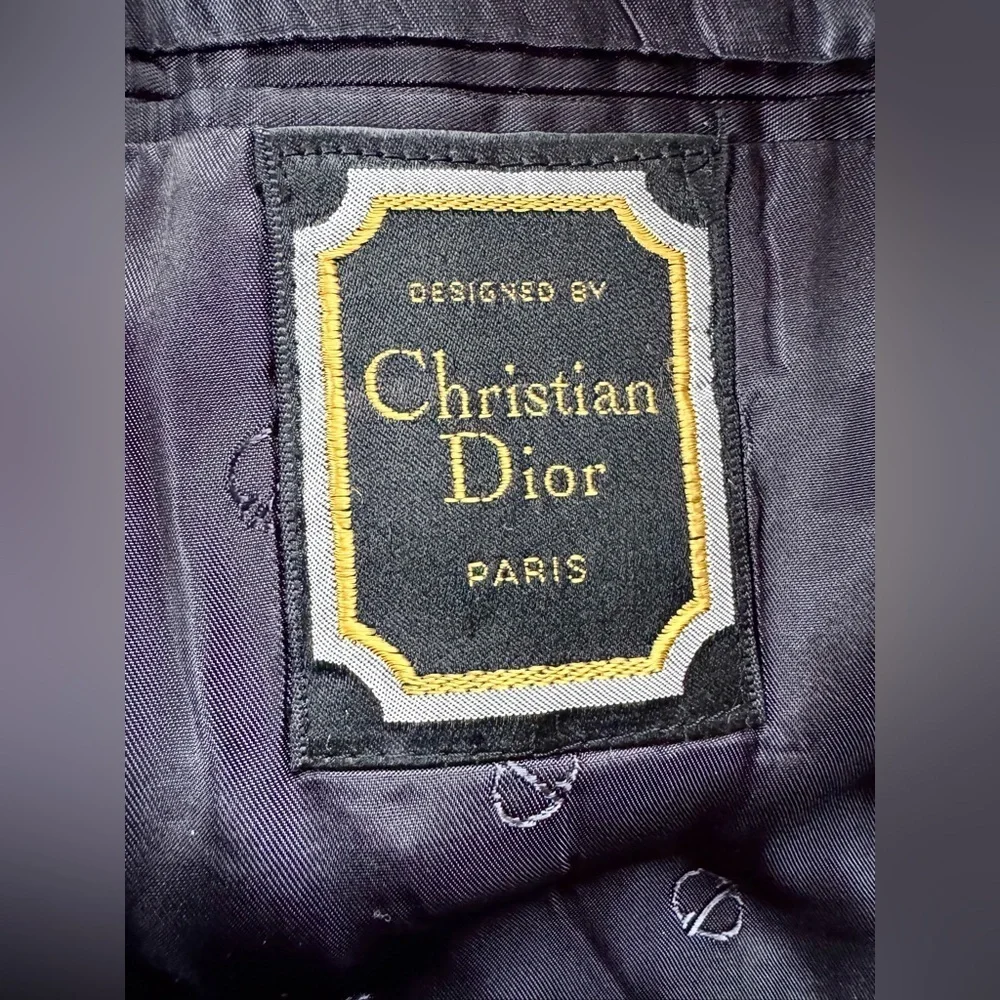 Christian Dior 3 Piece Suit 35” Waist